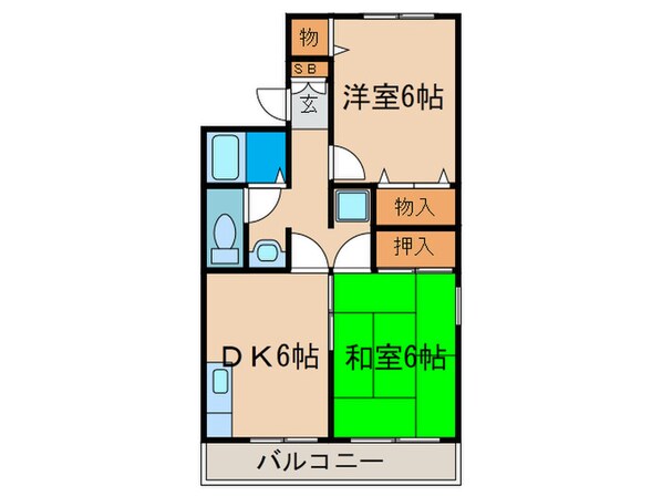 ロンゲビーテの物件間取画像